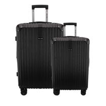 Conjunto 2 Peças Mala Viagem Pequena 10kg e Mala Media 23kg Rodinhas 360 Abs Resistente Original Mundi Qatar MD2341