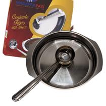 Conjunto 2 Peças P/ Tigela Bowl Pote Servir Feijão Aço Inox Premium