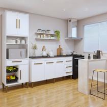 Conjunto 2 Peças Paneleiro com Fruteira e Balcão 3 Portas Caxias Conjunto 2 Peças Paneleiro com Fruteira e Balcão 3 Portas Caxias