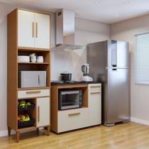 Conjunto 2 Peças Paneleiro com Fruteira e Balcão 4 Bocas Teresinha Conjunto 2 Peças Paneleiro com Fruteira e Balcão 4 Bocas Teresinha