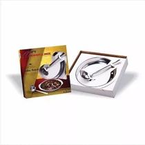 Conjunto 2 Peças Para Servir Feijão Madefer Inox Conjunto 2 Peças Para Servir Feijão Madefer Inox
