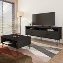 Conjunto 2 Peças Sala de Estar Mesa de Centro e Rack Liberty