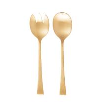 Conjunto 2 Peças Salada Inox Berna Dourado Fosco - Wolff