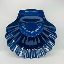 Conjunto 2 Petisqueiras em Melamina Formato Concha (35 x 7cm- 18 x 5cm)