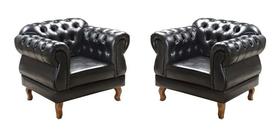 Conjunto 2 Poltronas Jully 1 Lugar Chesterfield Capitonê Conjunto 2 Poltronas Jully 1 Lugar Chesterfield Capitonê