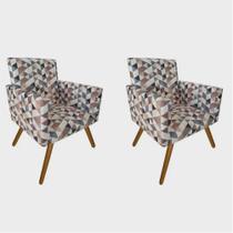 Conjunto 2 Poltronas Para Sala Nina Pés Palito Suede Moraes Decor Conjunto 2 Poltronas Para Sala Nina Pés Palito Suede Moraes Decor