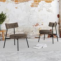 Conjunto 2 Poltronas Stout Boucle Est.Preta Conjunto 2 Poltronas Stout Boucle Est.Preta