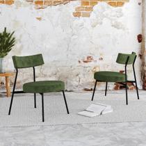 Conjunto 2 Poltronas Stout Boucle Est.Preta Conjunto 2 Poltronas Stout Boucle Est.Preta