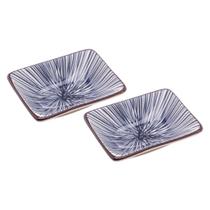 Conjunto 2 Porta Molho Koji Porcelana Tarê Wasabi Comida Japonesa 7cm x 9cm