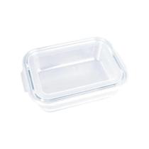 Conjunto 2 Potes Marmita Vidro Retangular C/Tampa 640ml MOR