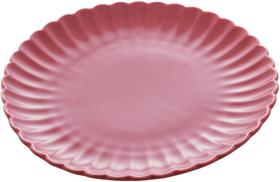 Conjunto 2 Pratos Rasos de Porcelana Pétala 25 cm Vermelho Matt Wolff