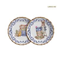 Conjunto 2 Pratos Rasos Teatime - Maison Blanche Conjunto 2 Pratos Rasos Teatime - Maison Blanche