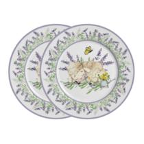 Conjunto 2 Pratos Sobremesa Blessed Easter