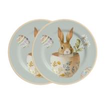 Conjunto 2 Pratos Sobremesa Easter Colors