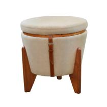 Conjunto 2 Puffs Baú Fênix Mesa Castellar Móbile