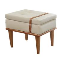 Conjunto 2 Puffs Londres Veludo Castellar Móbile