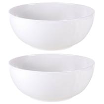 Conjunto 2 Saladeiras Porcelana Branca 24cm Tramontina Maria Augusta Salada Sobremesa Buffet Conjunto 2 Saladeiras Porcelana Branca 24cm Tramontina Maria Augusta Salada Sobremesa Buffet