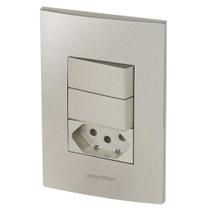 Conjunto 2 Simples + 1 Tomada 20A - Inova Titanium - Att17