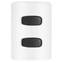 Conjunto 2 Simples - Alumbra Gracia Branco / Preto - Gbp020 Conjunto 2 Simples - Alumbra Gracia Branco / Preto - Gbp020