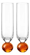 Conjunto 2 Taça Champanhe Bola Orbe 300ml Pé De Esfera Tuut Conjunto 2 Taça Champanhe Bola Orbe 300ml Pé De Esfera Tuut