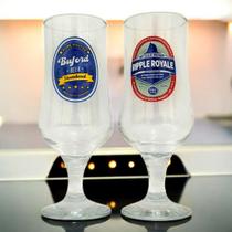 Conjunto 2 Taça de Cerveja de vidro Rótulo Barcelona 370ml PRESENTE NATAL