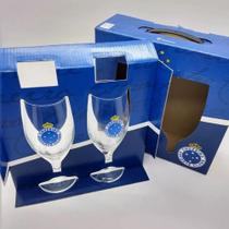 Conjunto 2 Taças Cruzeiro Esporte Clube Kit Taça Oficial