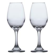 Conjunto 2 Taças de Vidro Transparente 365ml ÁGUA E VINHO
