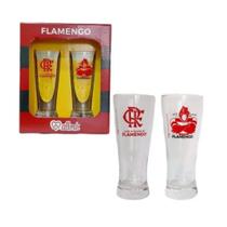 Conjunto 2 Taças Lager Do Flamengo Até O Fim Mengão 300ml