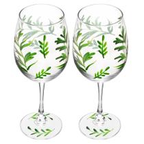 Conjunto 2 Taças Olive Garden 430ml Vidro Conjunto 2 Taças Olive Garden 430ml Vidro