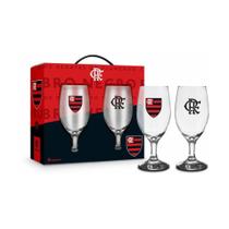 Conjunto 2 Taças Windsor Flamengo Licenciada 330ml