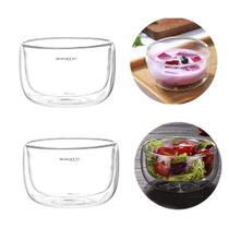 Conjunto 2 Tigelas Parede Dupla Sobremesa Sopa 300ml Bugatti