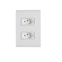 Conjunto 2 Tomada 2P+T 10A 4x2 Tramontina Liz