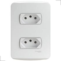 Conjunto 2 Tomada 2P+T Miluz 10A 250V 4X2 Schneider