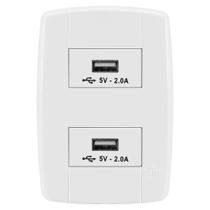 Conjunto 2 Tomada Usb - Ilumi Lev - 87022