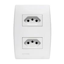 Conjunto 2 Tomadas 10a 4x2 Ilus Siemens Soprano