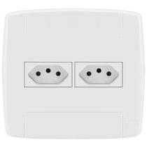 Conjunto 2 Tomadas 10A 4X4- Ilumi Lev - 87040 Conjunto 2 Tomadas 10A 4X4- Ilumi Lev - 87040