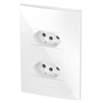 Conjunto 2 Tomadas 10A - Alumbra Inova Pro - 85057 Conjunto 2 Tomadas 10A - Alumbra Inova Pro - 85057