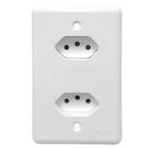 Conjunto 2 Tomadas 10a Stylus Monobloco -Ilumi