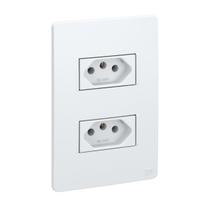 Conjunto 2 Tomadas 20A 2P+T com Placa Branco Esatta Weg Conjunto 2 Tomadas 20A 2P+T com Placa Branco Esatta Weg