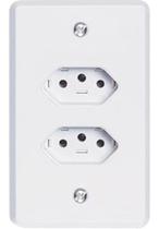 Conjunto 2 Tomadas 20a 4x2 Branco Stylus Ilumi