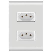 Conjunto 2 Tomadas 20A - Tramontina Liz - Tlb007 Conjunto 2 Tomadas 20A - Tramontina Liz - Tlb007