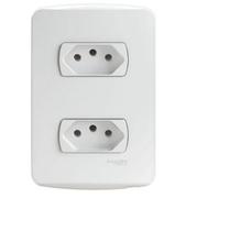 Conjunto 2 Tomadas 2P+T 10A 4x2 Miluz Schneider S3b60440