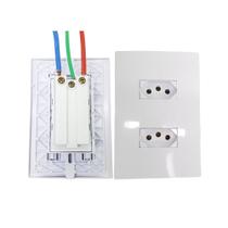 Conjunto 2 Tomadas 2P+T 10A 94120 - Ilumi Conjunto 2 Tomadas 2P+T 10A 94120 - Ilumi