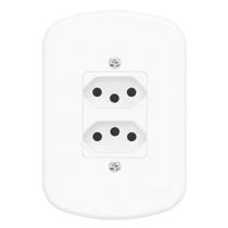 Conjunto 2 Tomadas 2P+T 20A 250 Volts Distanciadas Blanc - 1354 - FAME