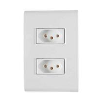 Conjunto 2 Tomadas 3p 20a Tramontina - Linha Liz Branca