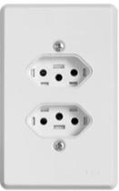 Conjunto 2 Tomadas Ilumi 20 A 3 Pinos Safira Conjunto 2 Tomadas Ilumi 20 A 3 Pinos Safira