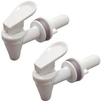 Conjunto 2 Torneiras Brancas Lazários Para Filtros De Barro