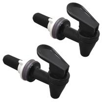 Conjunto 2 Torneiras Pretas Lazários Para Filtros De Barro