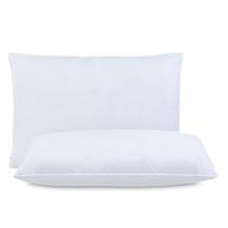 Conjunto 2 Travesseiros Fibra Herval 7631, 60 x 40 cm, Branco
