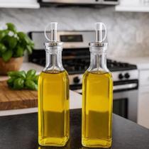 Conjunto 2 Unidades Galheteiro Duhome 150ml Porta Azeite e Vinagre com Dosador Vidro e Inox Azeiteiro Vinagreiro para Cozinha Mesa Posta Conjunto 2 Unidades Galheteiro Duhome 150ml Porta Azeite e Vinagre com Dosador Vidro e Inox Azeiteiro Vinagreiro para Cozinha Mesa Posta